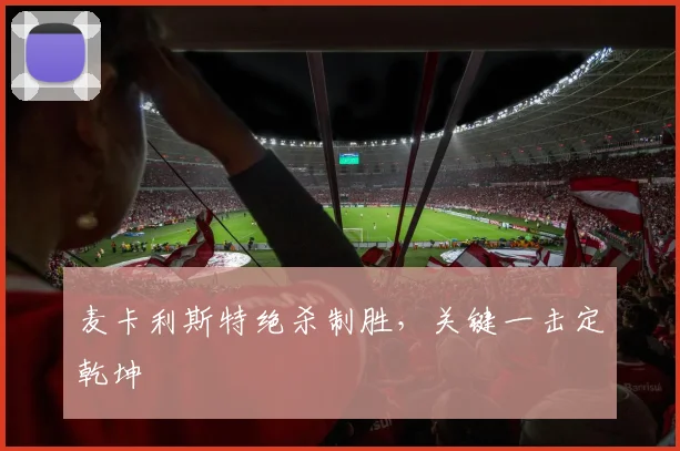 麦卡利斯特绝杀制胜，关键一击定乾坤
