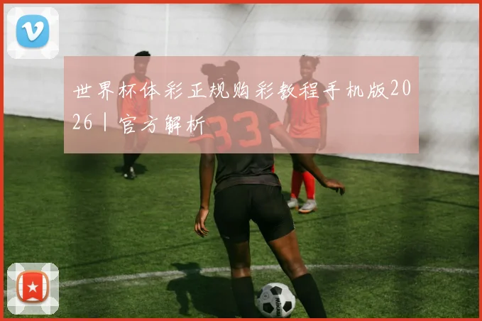 世界杯体彩正规购彩教程手机版2026｜官方解析